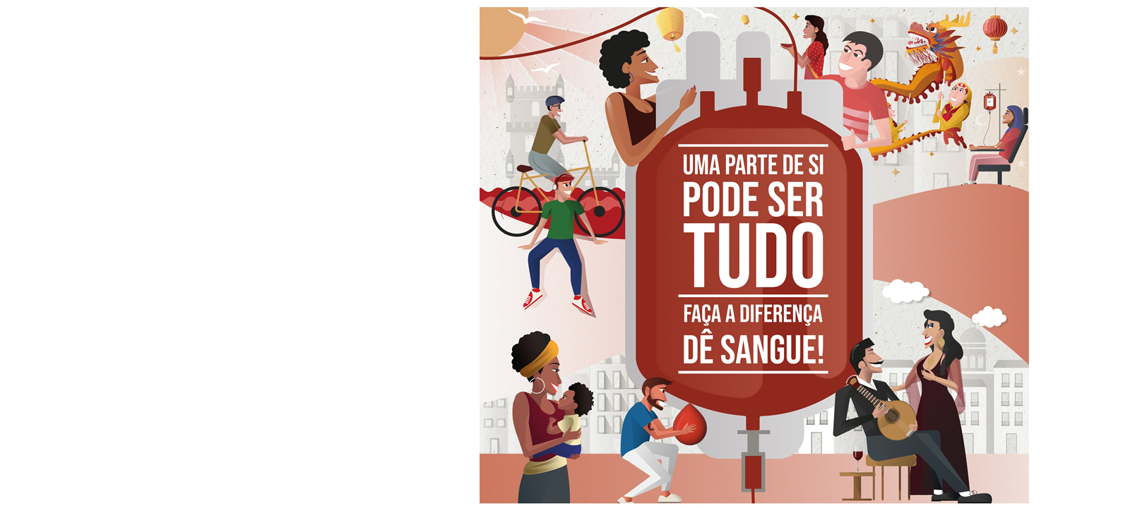 Uma parte de si pode ser Tudo
</br>Faça a diferença Dê Sangue!